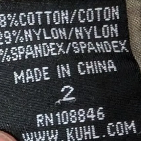 Kuhl Olive Green Cargo Shorts Women's Size 2 - Picture 3 of 4